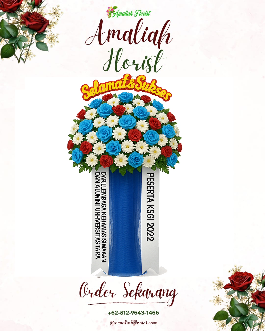 Standing Flowers Pedan